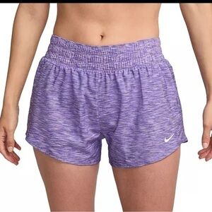 New nike womens tempo brief lined running shorts Mid Rise 3” Size